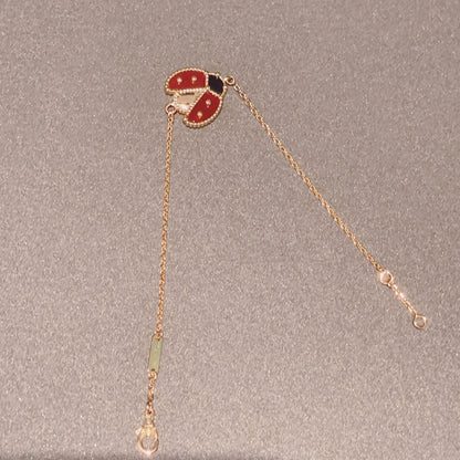 [Perla Lux]LUCKY SPRING 1 MOTIF PINK GOLD BRACELET