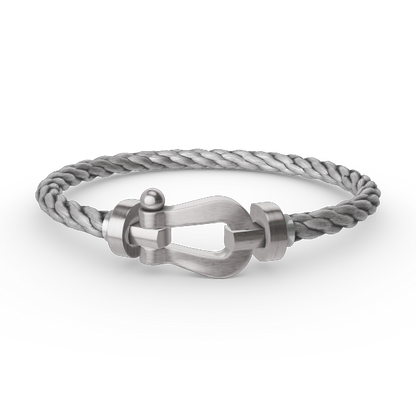 [Perla Lux]FORCE LARGE HORSESHOE NO DIAMOND BRACELET SILVER