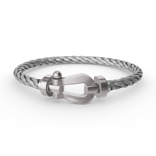 [Perla Lux]FORCE LARGE HORSESHOE NO DIAMOND BRACELET SILVER