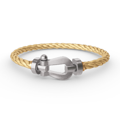 [Perla Lux]FORCE LARGE HORSESHOE NO DIAMOND BRACELET SILVER