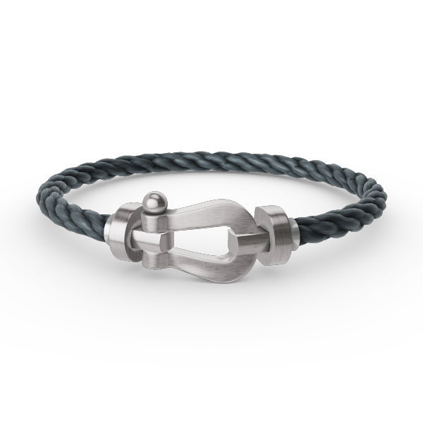 [Perla Lux]FORCE LARGE HORSESHOE NO DIAMOND BRACELET SILVER