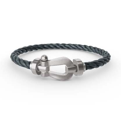 [Perla Lux]FORCE LARGE HORSESHOE NO DIAMOND BRACELET SILVER