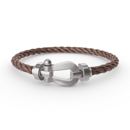 [Perla Lux]FORCE LARGE HORSESHOE NO DIAMOND BRACELET SILVER