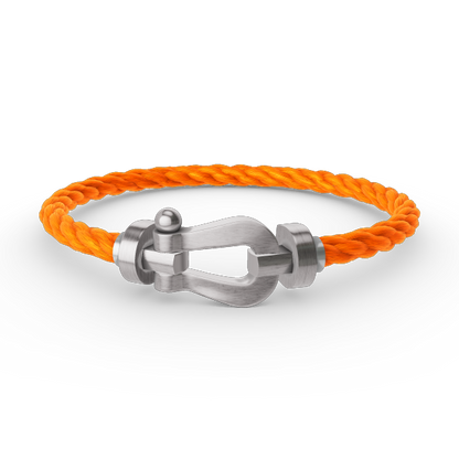 [Perla Lux]FORCE LARGE HORSESHOE NO DIAMOND BRACELET SILVER