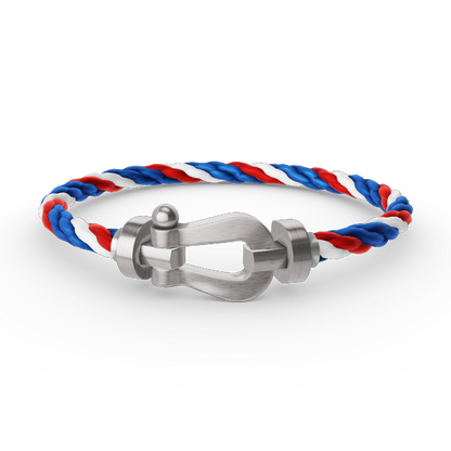 [Perla Lux]FORCE LARGE HORSESHOE NO DIAMOND BRACELET SILVER