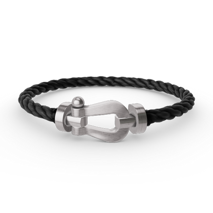 [Perla Lux]FORCE LARGE HORSESHOE NO DIAMOND BRACELET SILVER