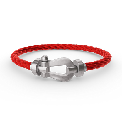 [Perla Lux]FORCE LARGE HORSESHOE NO DIAMOND BRACELET SILVER