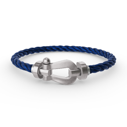 [Perla Lux]FORCE LARGE HORSESHOE NO DIAMOND BRACELET SILVER