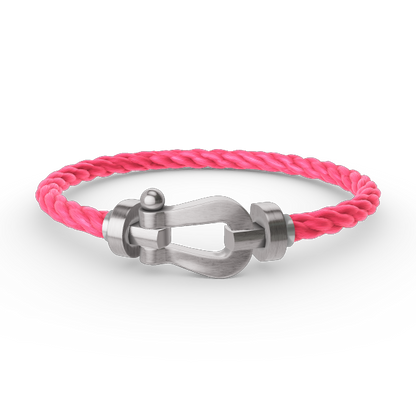 [Perla Lux]FORCE LARGE HORSESHOE NO DIAMOND BRACELET SILVER