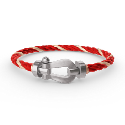[Perla Lux]FORCE LARGE HORSESHOE NO DIAMOND BRACELET SILVER