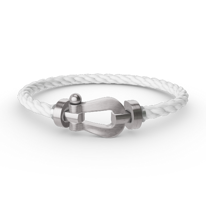 [Perla Lux]FORCE LARGE HORSESHOE NO DIAMOND BRACELET SILVER