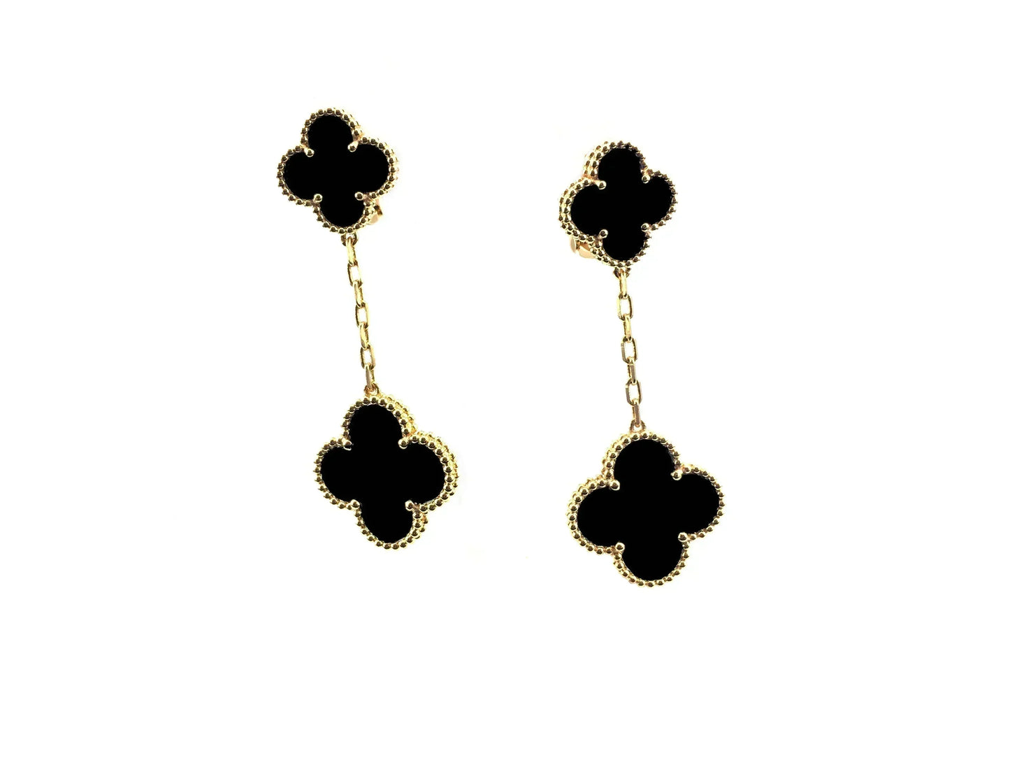 [Perla Lux]CLOVER 2 MOTIFS  EARRINGS (MULTIPLE CHOICESC