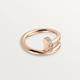 [Perla Lux]JUSTE RING 2.65MM PINK GOLD DIAMOND