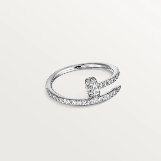 [Perla Lux]JUSTE RING 1.8MM SILVER DIAMONDS